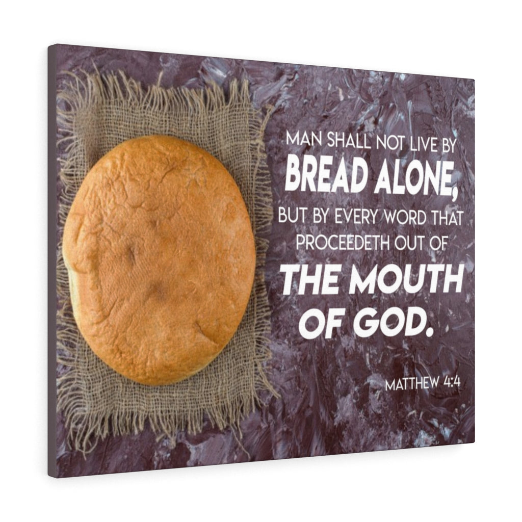 Scripture Walls Mouth of God Matthew 4:4 Scripture Wall Art Christian Home Decor Unframed-Express Your Love Gifts