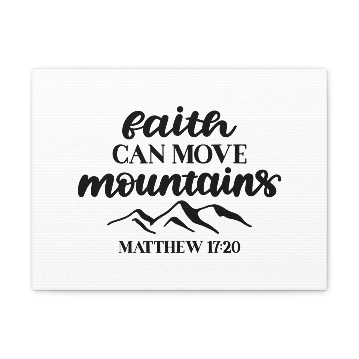 Scripture Walls Move Mountains Matthew 17:20 Christian Wall Art Bible Verse Print Ready to Hang Unframed-Express Your Love Gifts