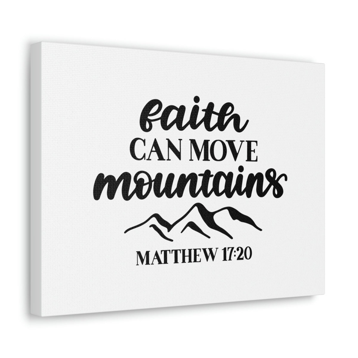 Scripture Walls Move Mountains Matthew 17:20 Christian Wall Art Bible Verse Print Ready to Hang Unframed-Express Your Love Gifts
