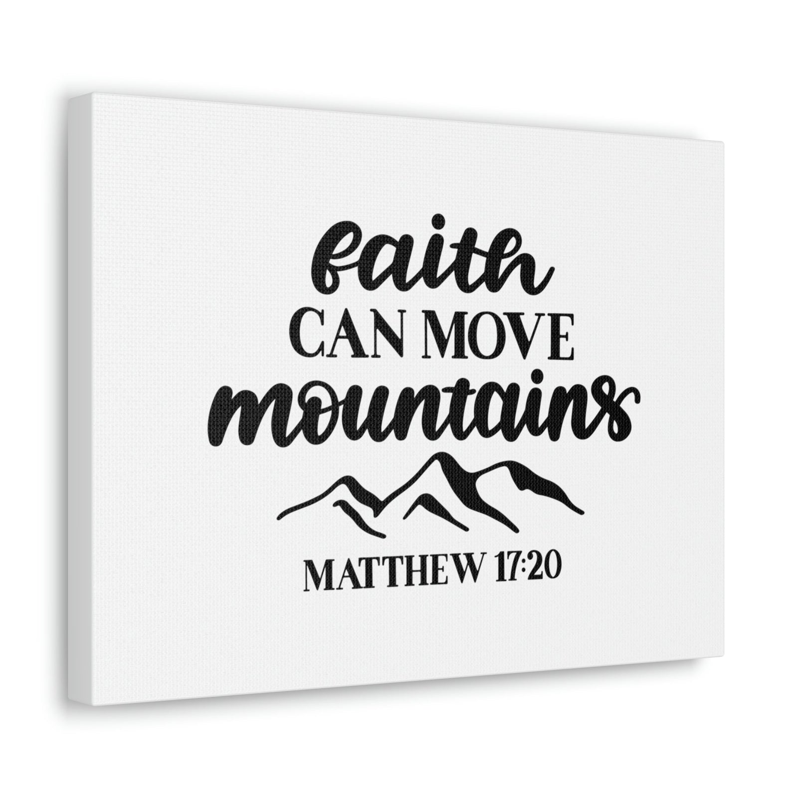 Scripture Walls Move Mountains Matthew 17:20 Christian Wall Art Bible Verse Print Ready to Hang Unframed-Express Your Love Gifts