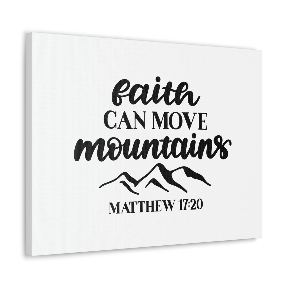 Scripture Walls Move Mountains Matthew 17:20 Christian Wall Art Bible Verse Print Ready to Hang Unframed-Express Your Love Gifts