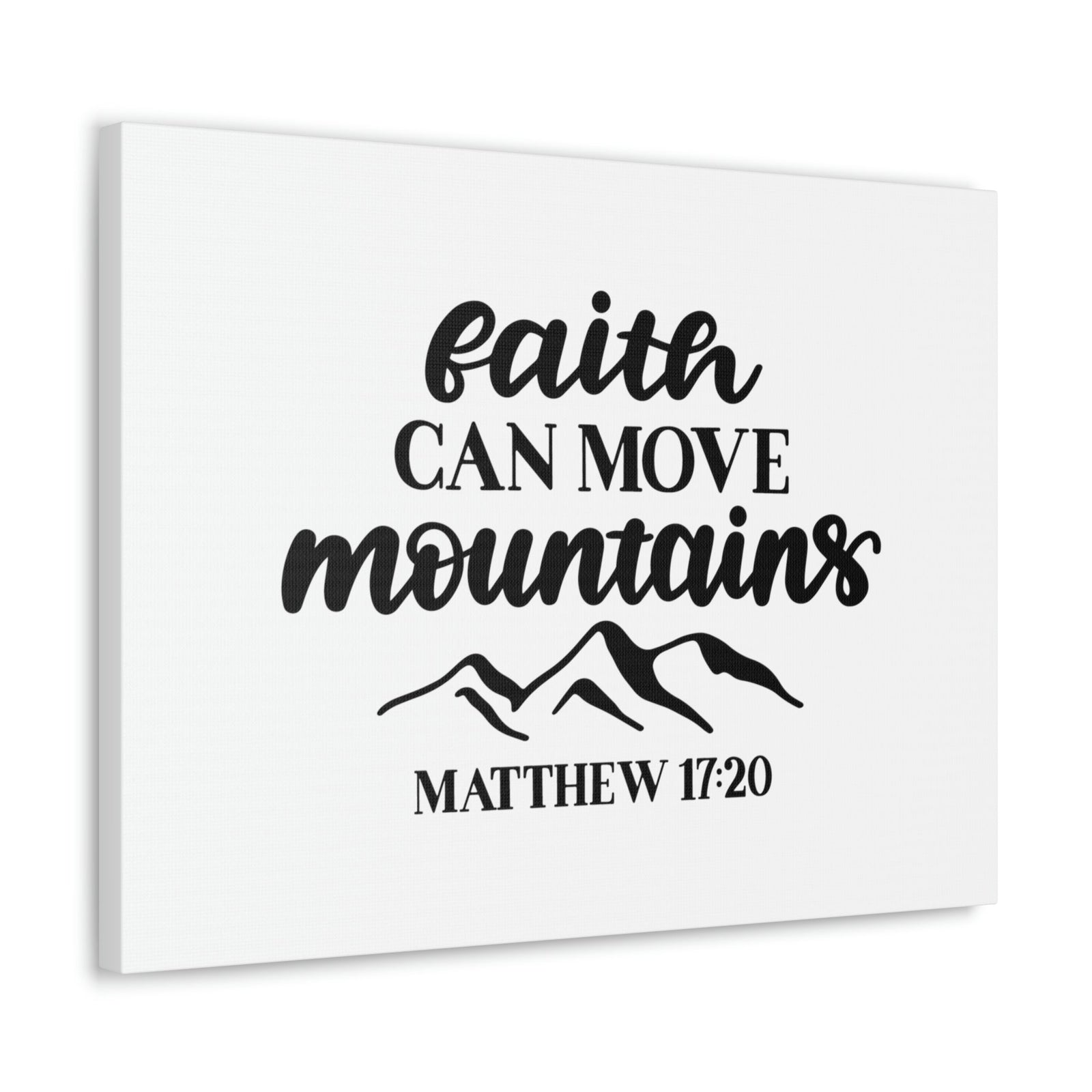 Scripture Walls Move Mountains Matthew 17:20 Christian Wall Art Bible Verse Print Ready to Hang Unframed-Express Your Love Gifts