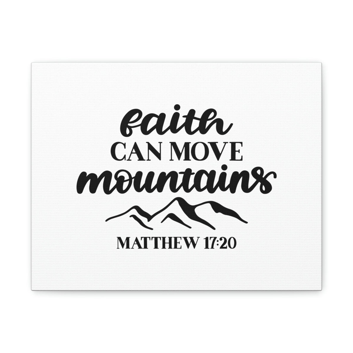 Scripture Walls Move Mountains Matthew 17:20 Christian Wall Art Bible Verse Print Ready to Hang Unframed-Express Your Love Gifts