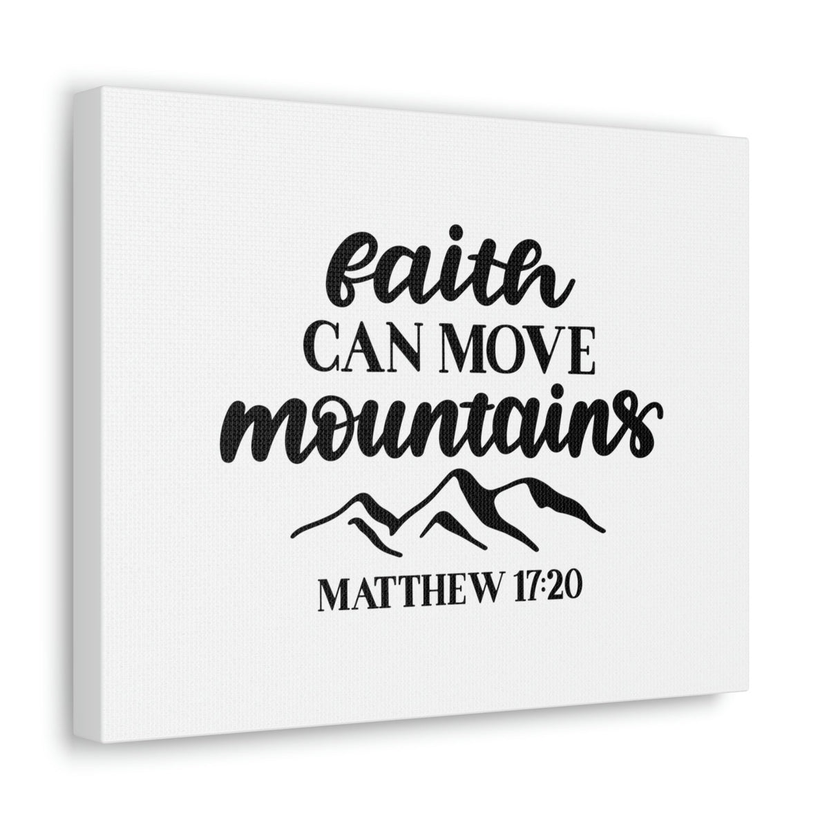 Scripture Walls Move Mountains Matthew 17:20 Christian Wall Art Bible Verse Print Ready to Hang Unframed-Express Your Love Gifts