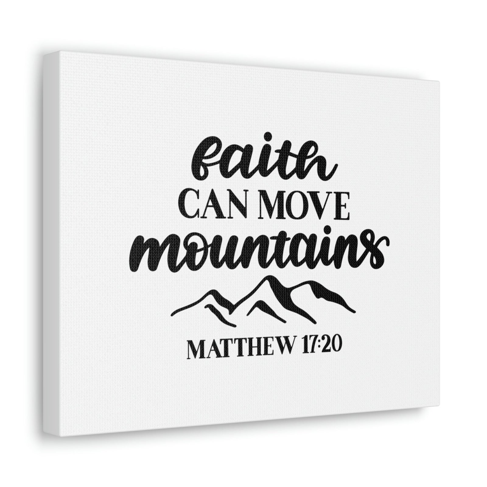 Scripture Walls Move Mountains Matthew 17:20 Christian Wall Art Bible Verse Print Ready to Hang Unframed-Express Your Love Gifts