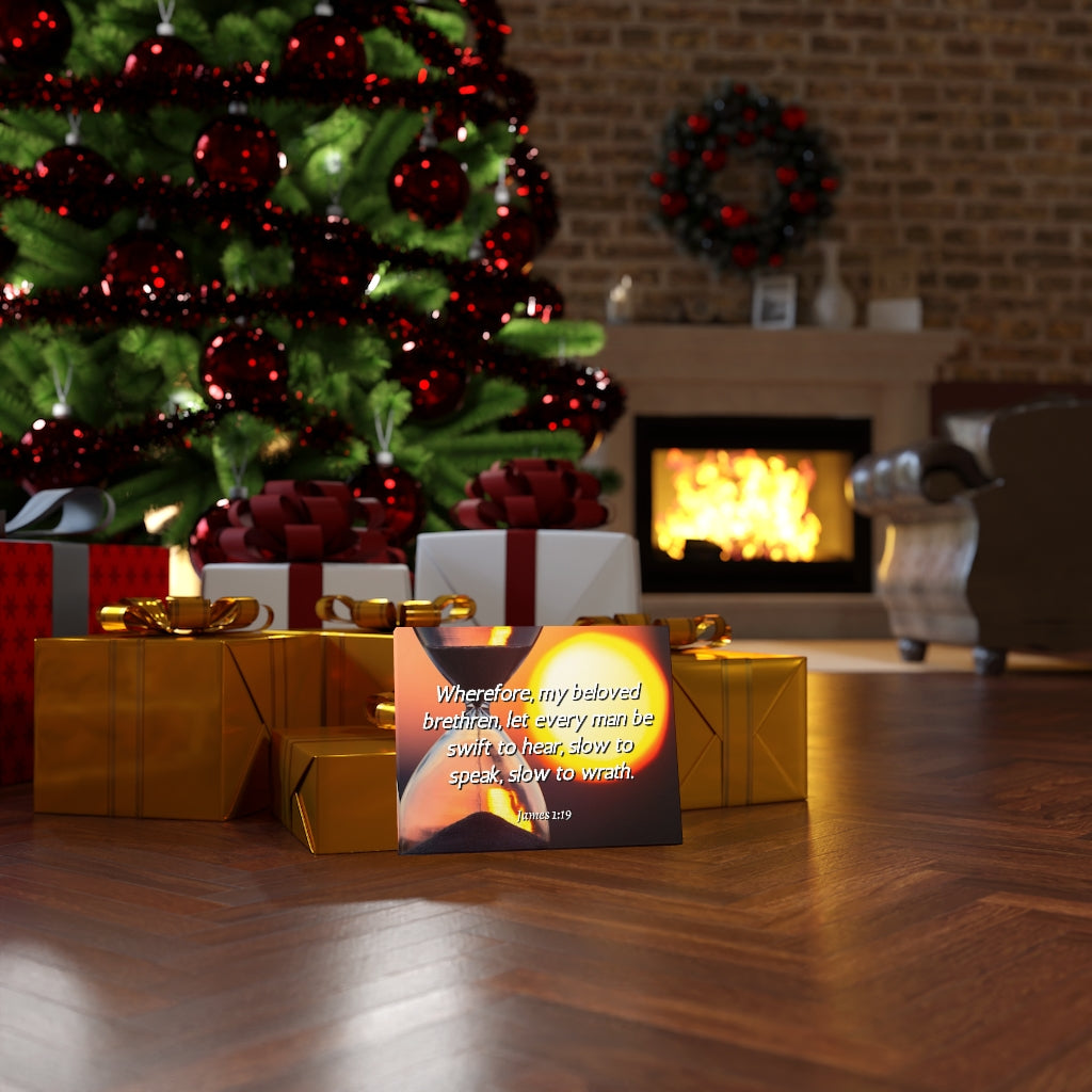 Scripture Walls My Beloved Brethren James 1:19 Bible Verse Canvas Christian Wall Art Ready to Hang Unframed-Express Your Love Gifts