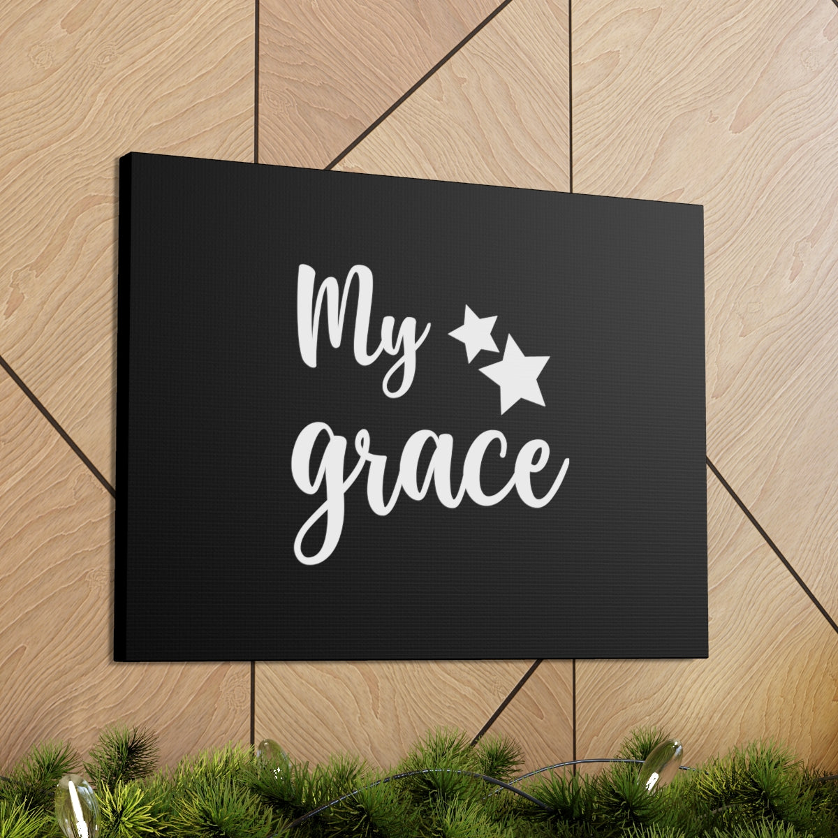 Scripture Walls My Grace 2 Corinthians 12:8-9 Christian Wall Art Bible Verse Print Ready to Hang Unframed-Express Your Love Gifts