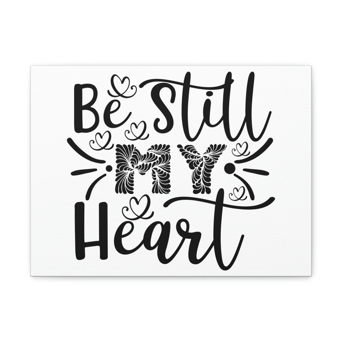 Scripture Walls My Heart Psalm 37:7 Christian Wall Art Print Ready to Hang Unframed-Express Your Love Gifts