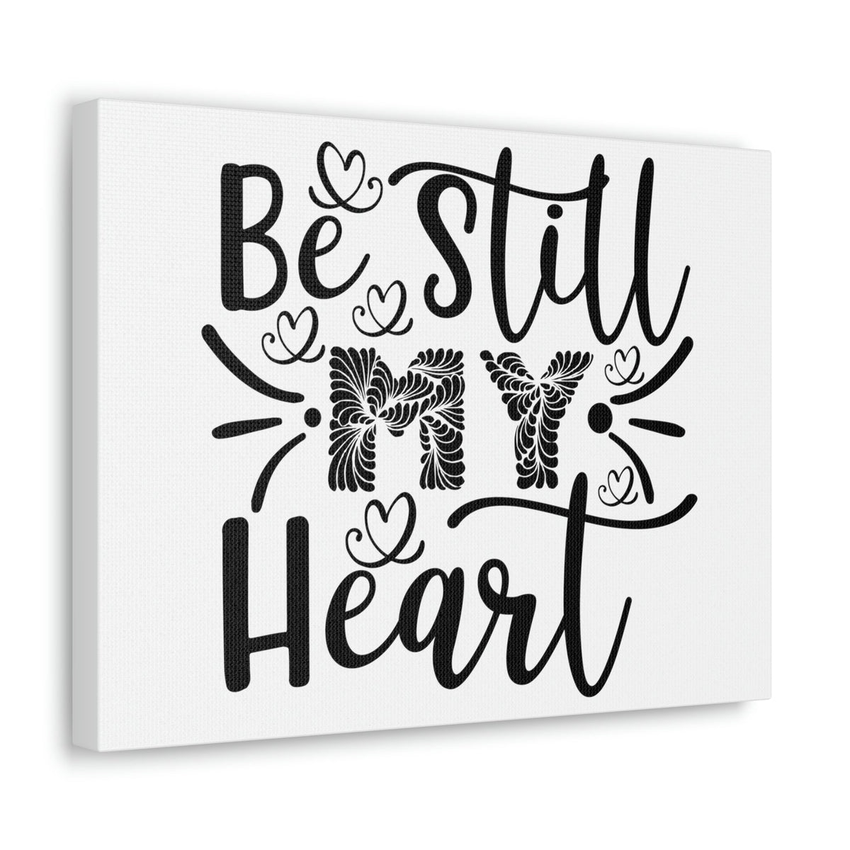 Scripture Walls My Heart Psalm 37:7 Christian Wall Art Print Ready to Hang Unframed-Express Your Love Gifts