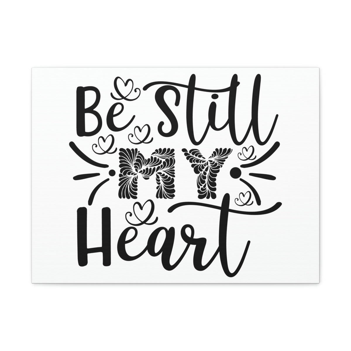 Scripture Walls My Heart Psalm 37:7 Christian Wall Art Print Ready to Hang Unframed-Express Your Love Gifts