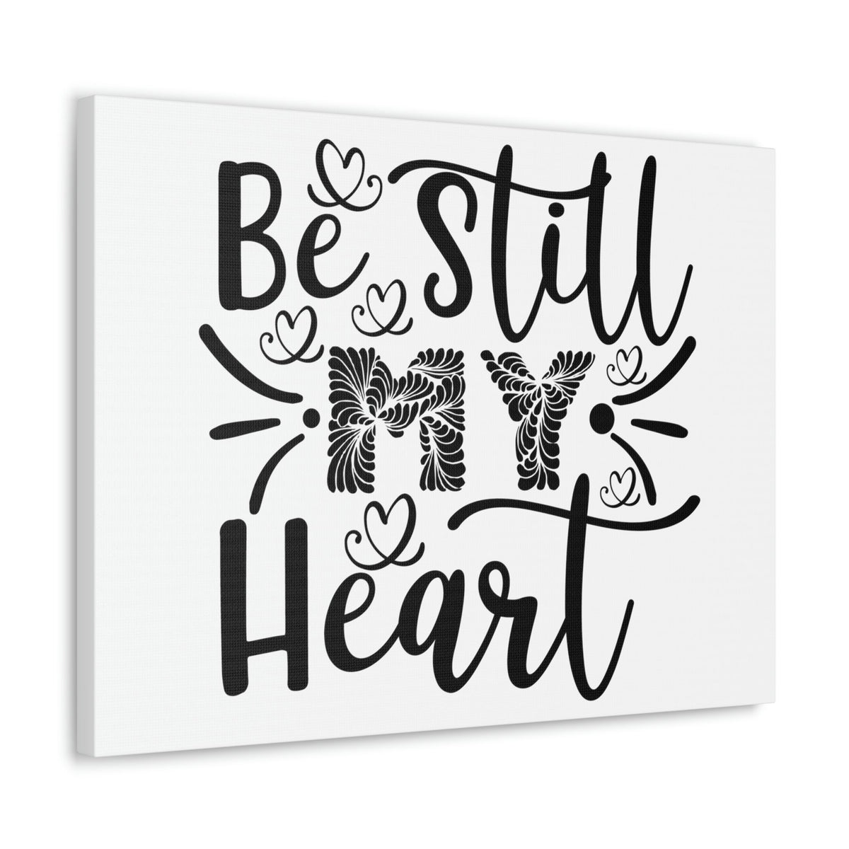 Scripture Walls My Heart Psalm 37:7 Christian Wall Art Print Ready to Hang Unframed-Express Your Love Gifts