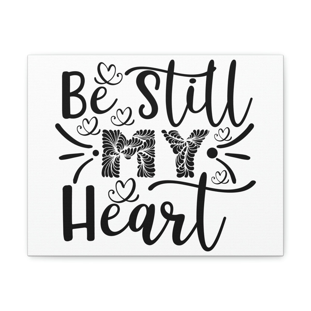 Scripture Walls My Heart Psalm 37:7 Christian Wall Art Print Ready to Hang Unframed-Express Your Love Gifts