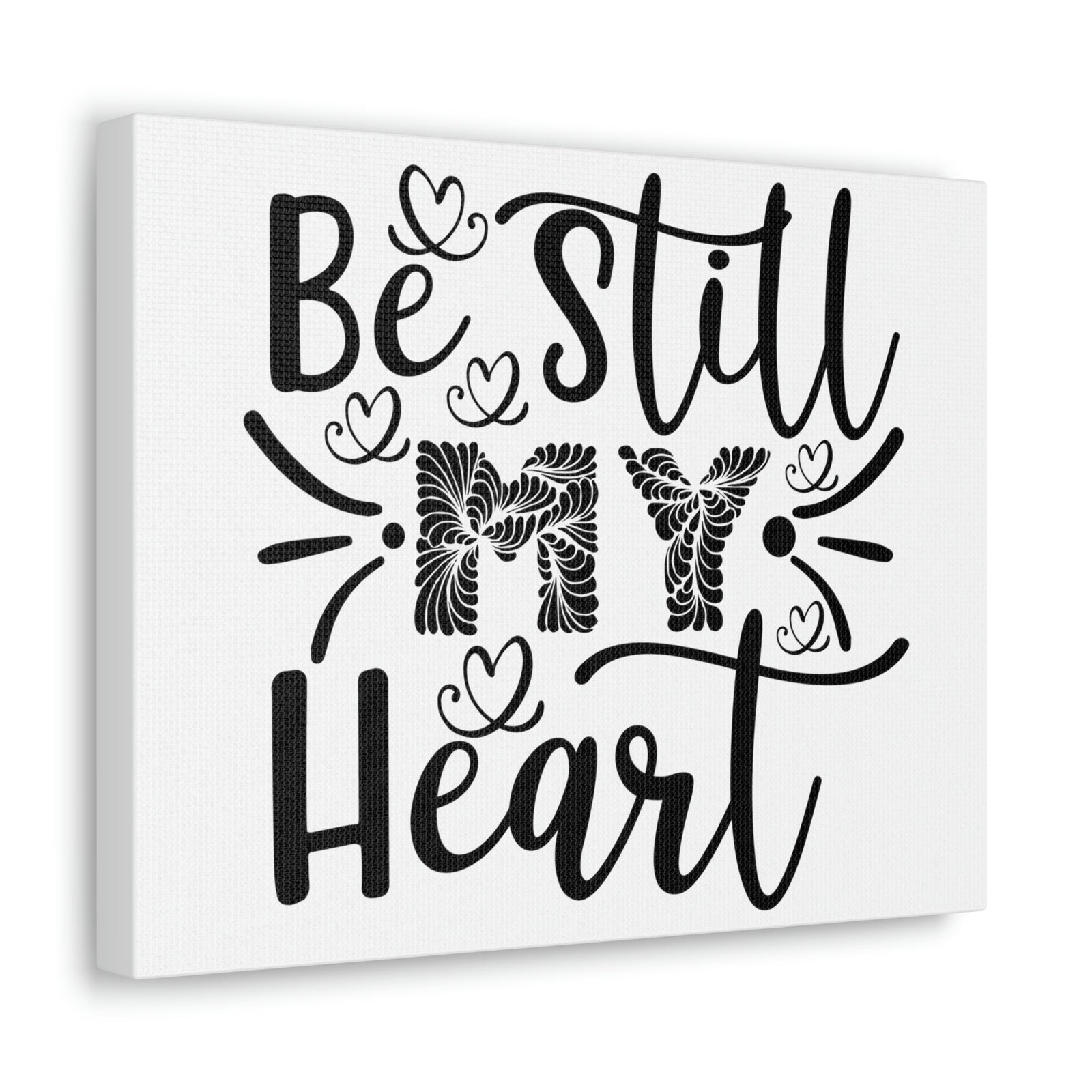 Scripture Walls My Heart Psalm 37:7 Christian Wall Art Print Ready to Hang Unframed-Express Your Love Gifts