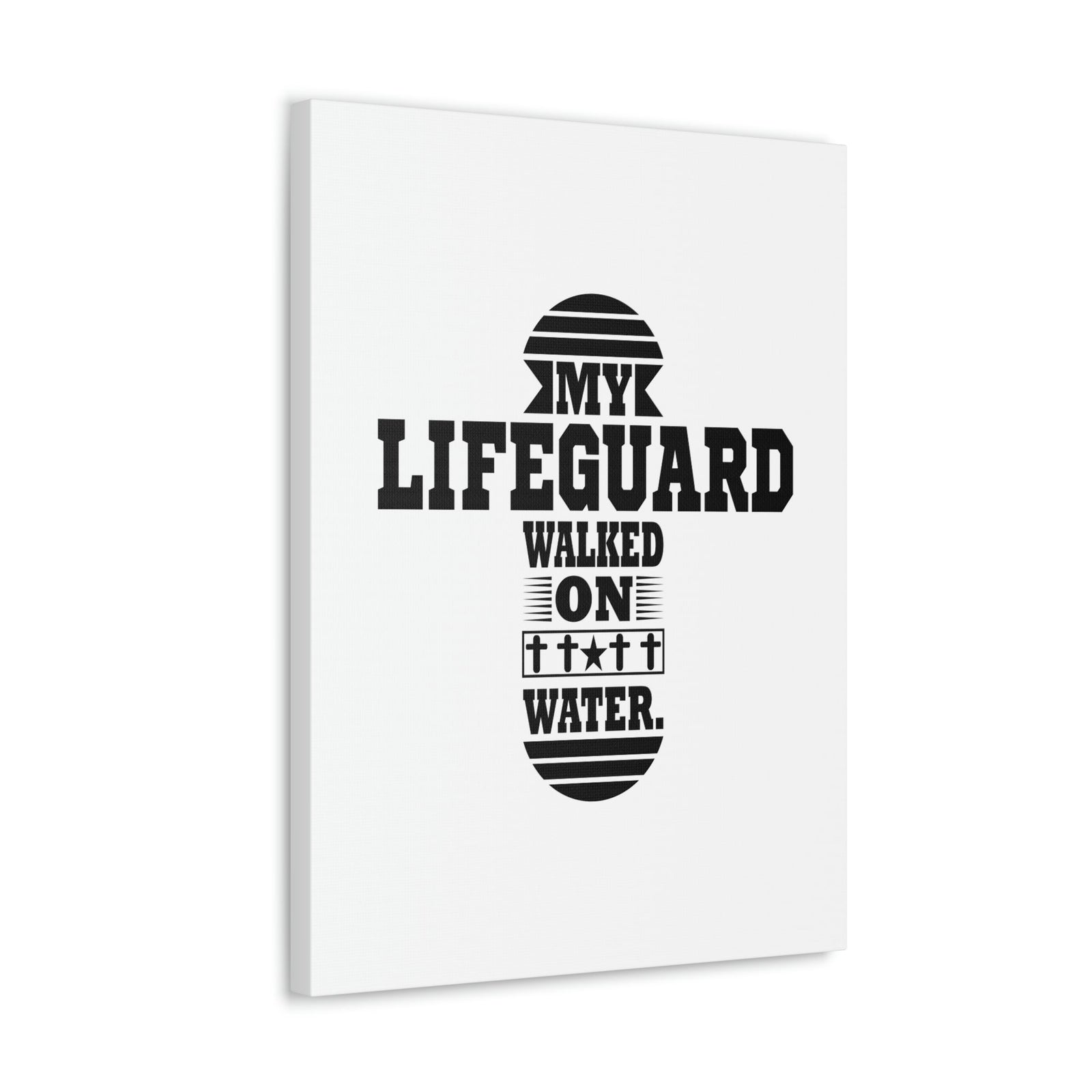Scripture Walls My Lifeguard Walked On Water Matthew 14:29-31 Christian Wall Art Bible Verse Print Ready to Hang Unframed-Express Your Love Gifts