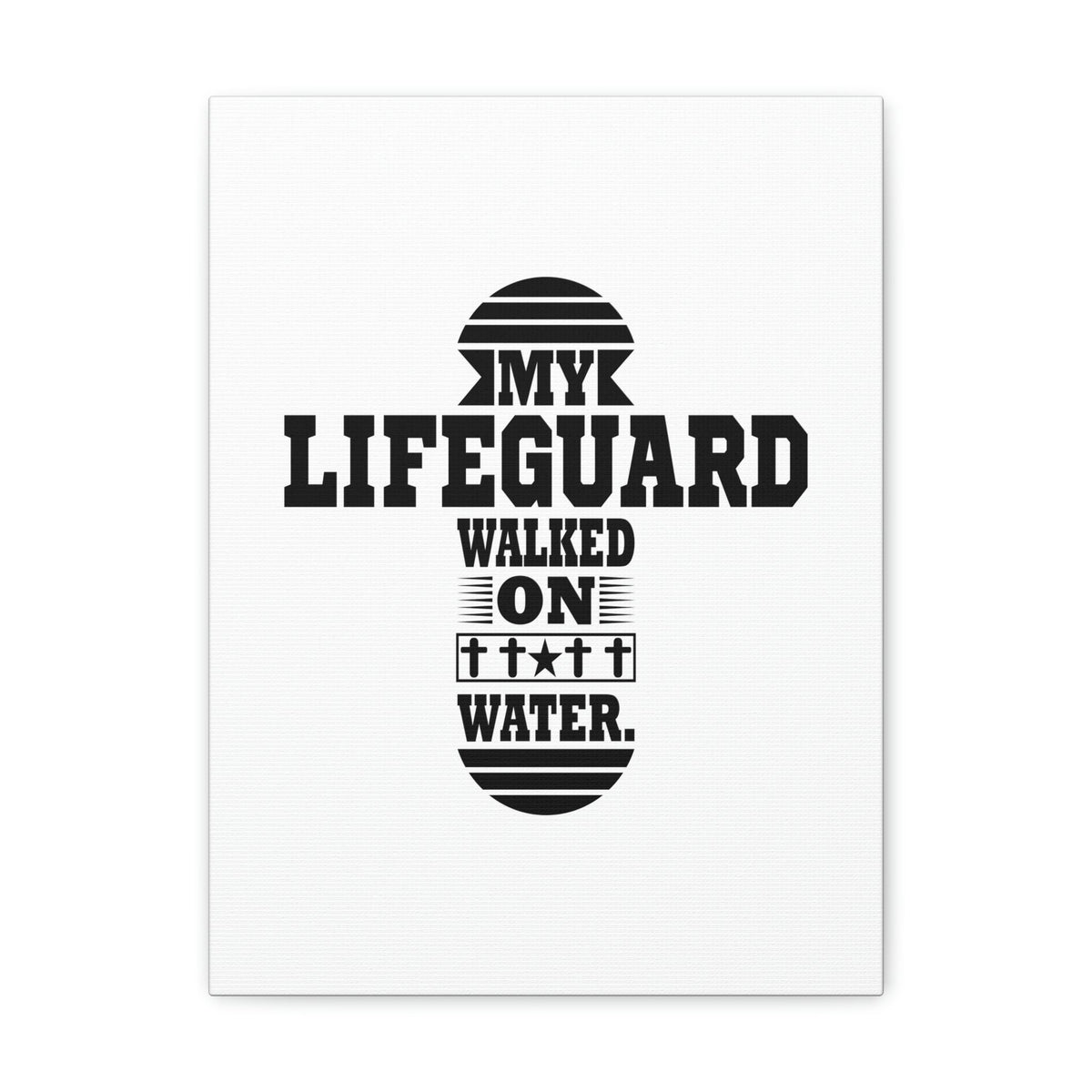 Scripture Walls My Lifeguard Walked On Water Matthew 14:29-31 Christian Wall Art Bible Verse Print Ready to Hang Unframed-Express Your Love Gifts