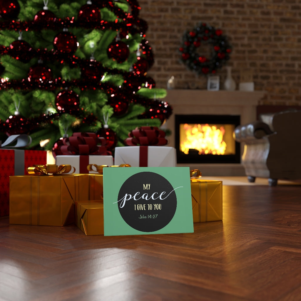 Scripture Walls My Peace I Give To You John 14:27 Bible Verse Canvas Christian Wall Art Ready to Hang Unframed-Express Your Love Gifts