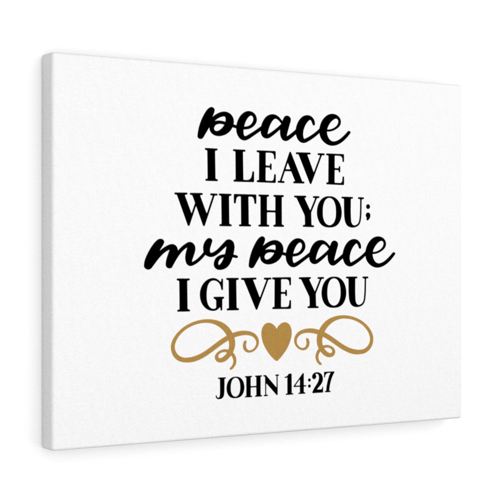 Scripture Walls My Peace John 14:27 Bible Verse Canvas Christian Wall Art Ready to Hang Unframed-Express Your Love Gifts