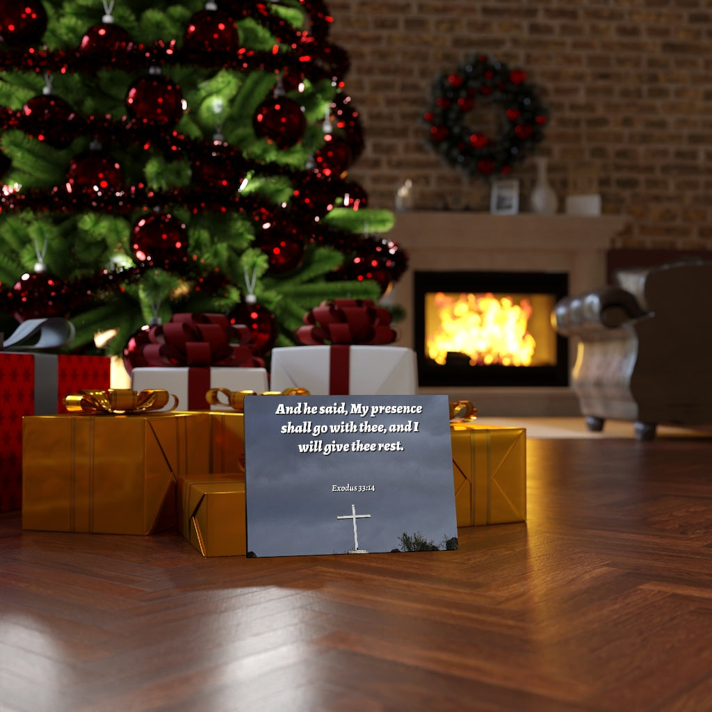 Scripture Walls My Presence Exodus 33:14 Bible Verse Canvas Christian Wall Art Ready to Hang Unframed-Express Your Love Gifts