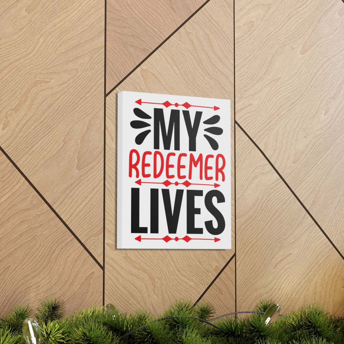 Scripture Walls My Redeemer Lives Isaiah 48:17 Christian Wall Art Print Ready to Hang Unframed-Express Your Love Gifts