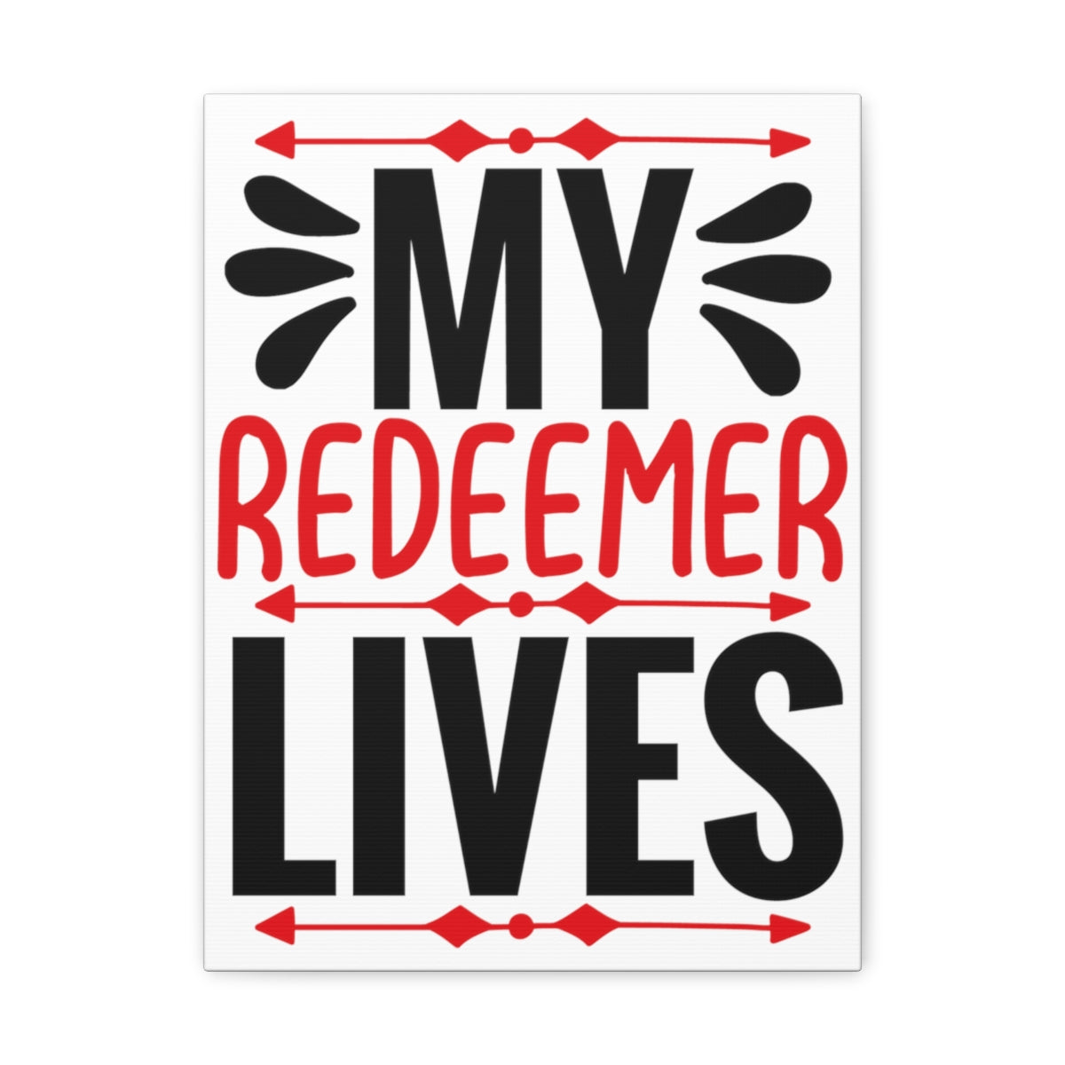 Scripture Walls My Redeemer Lives Isaiah 48:17 Christian Wall Art Print Ready to Hang Unframed-Express Your Love Gifts