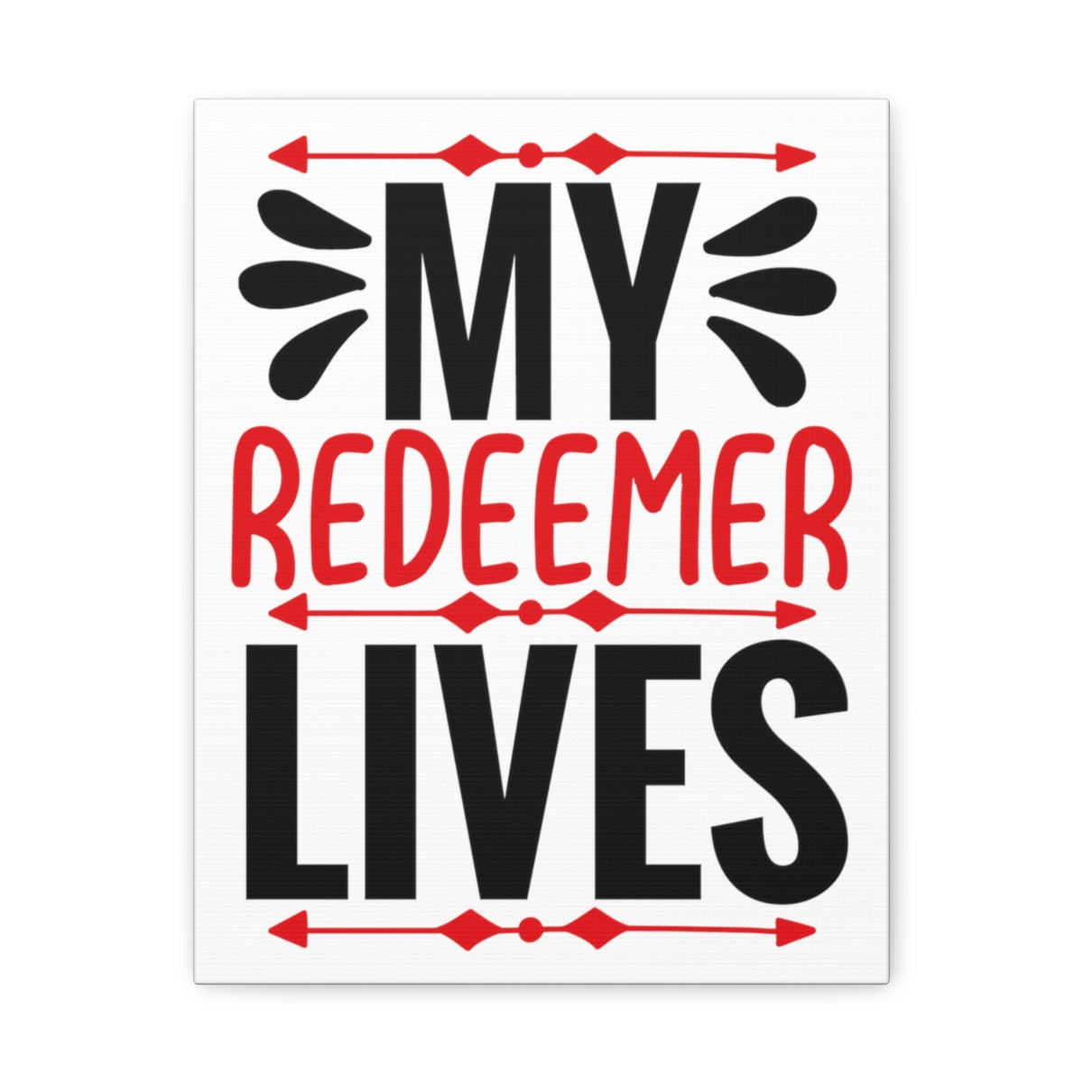 Scripture Walls My Redeemer Lives Isaiah 48:17 Christian Wall Art Print Ready to Hang Unframed-Express Your Love Gifts
