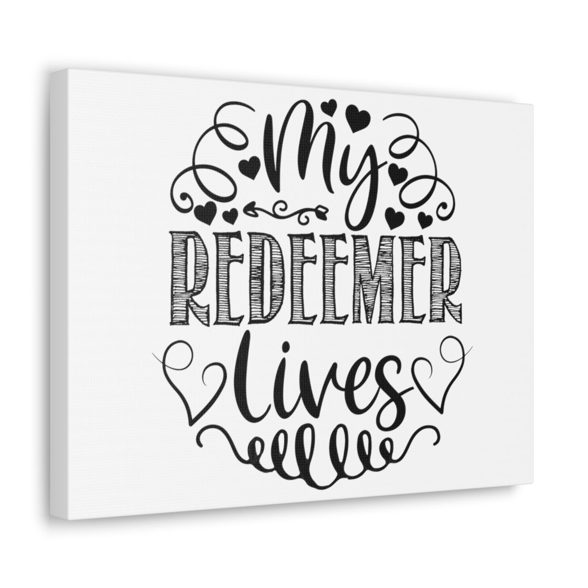 Scripture Walls My Redeemer Lives Job 19:25-26 Christian Wall Art Print Ready to Hang Unframed-Express Your Love Gifts