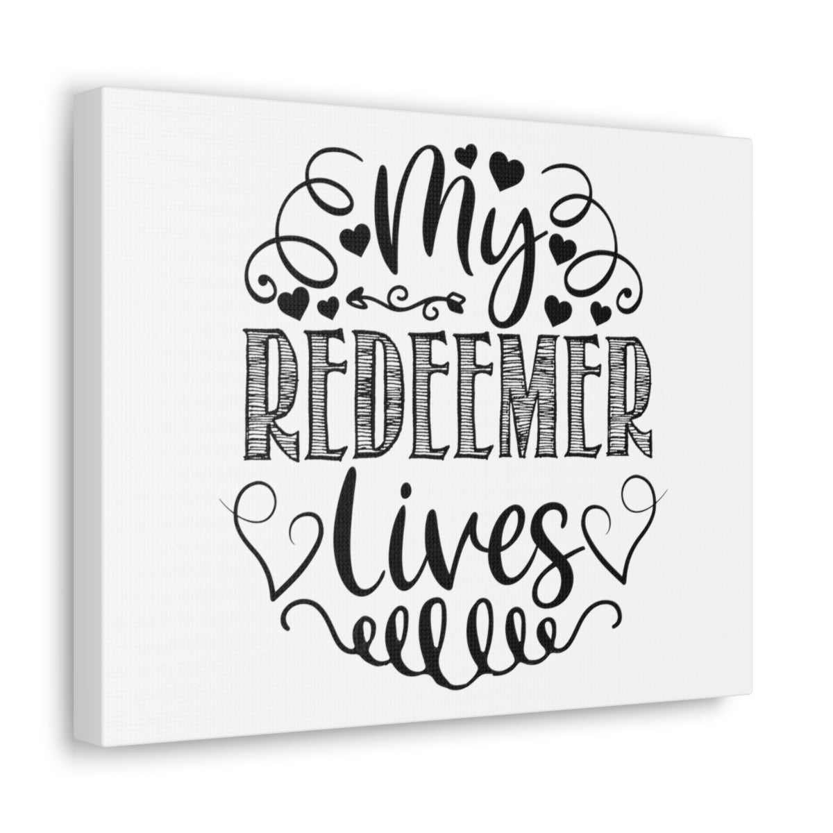 Scripture Walls My Redeemer Lives Job 19:25-26 Christian Wall Art Print Ready to Hang Unframed-Express Your Love Gifts