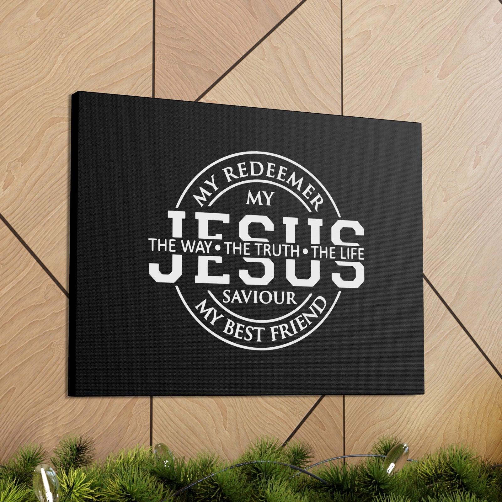 Scripture Walls My Redeemer My Jesus Isaiah 12:2 Christian Wall Art Bible Verse Print Ready to Hang Unframed-Express Your Love Gifts