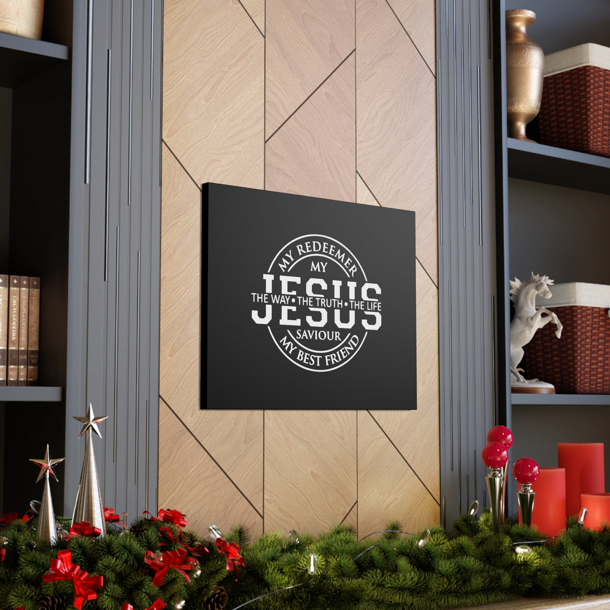 Scripture Walls My Redeemer My Jesus Isaiah 12:2 Christian Wall Art Bible Verse Print Ready to Hang Unframed-Express Your Love Gifts