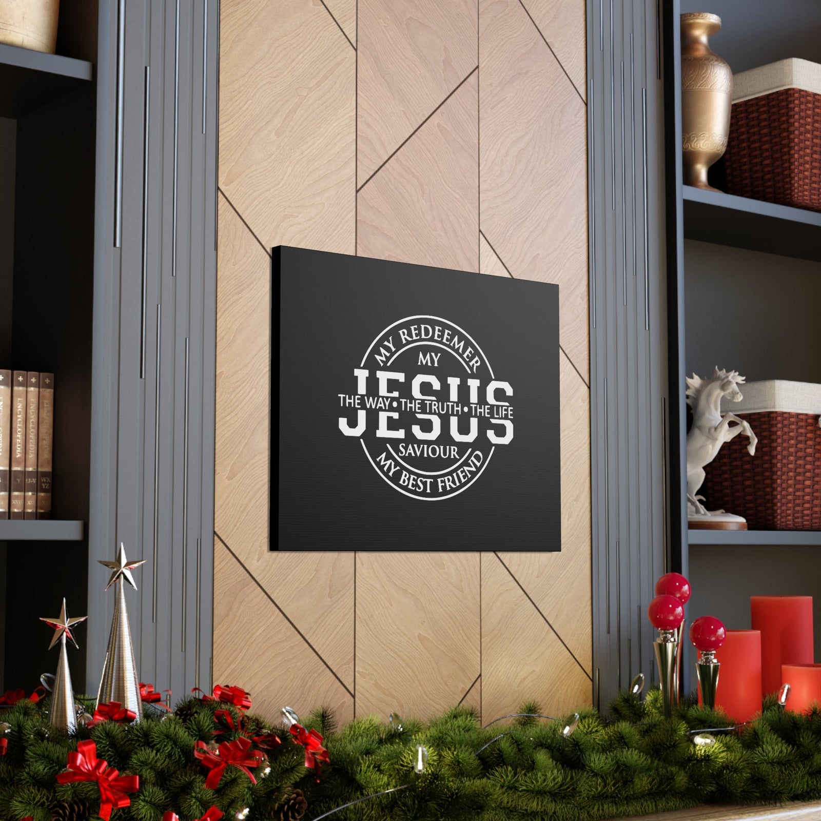 Scripture Walls My Redeemer My Jesus Isaiah 12:2 Christian Wall Art Bible Verse Print Ready to Hang Unframed-Express Your Love Gifts