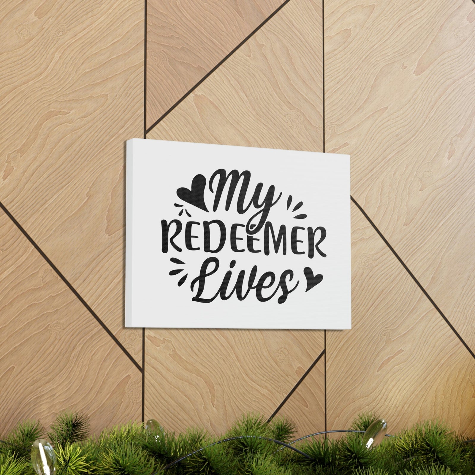 Scripture Walls My Redeemer Proverbs 19:25 Heart Christian Wall Art Print Ready to Hang Unframed-Express Your Love Gifts