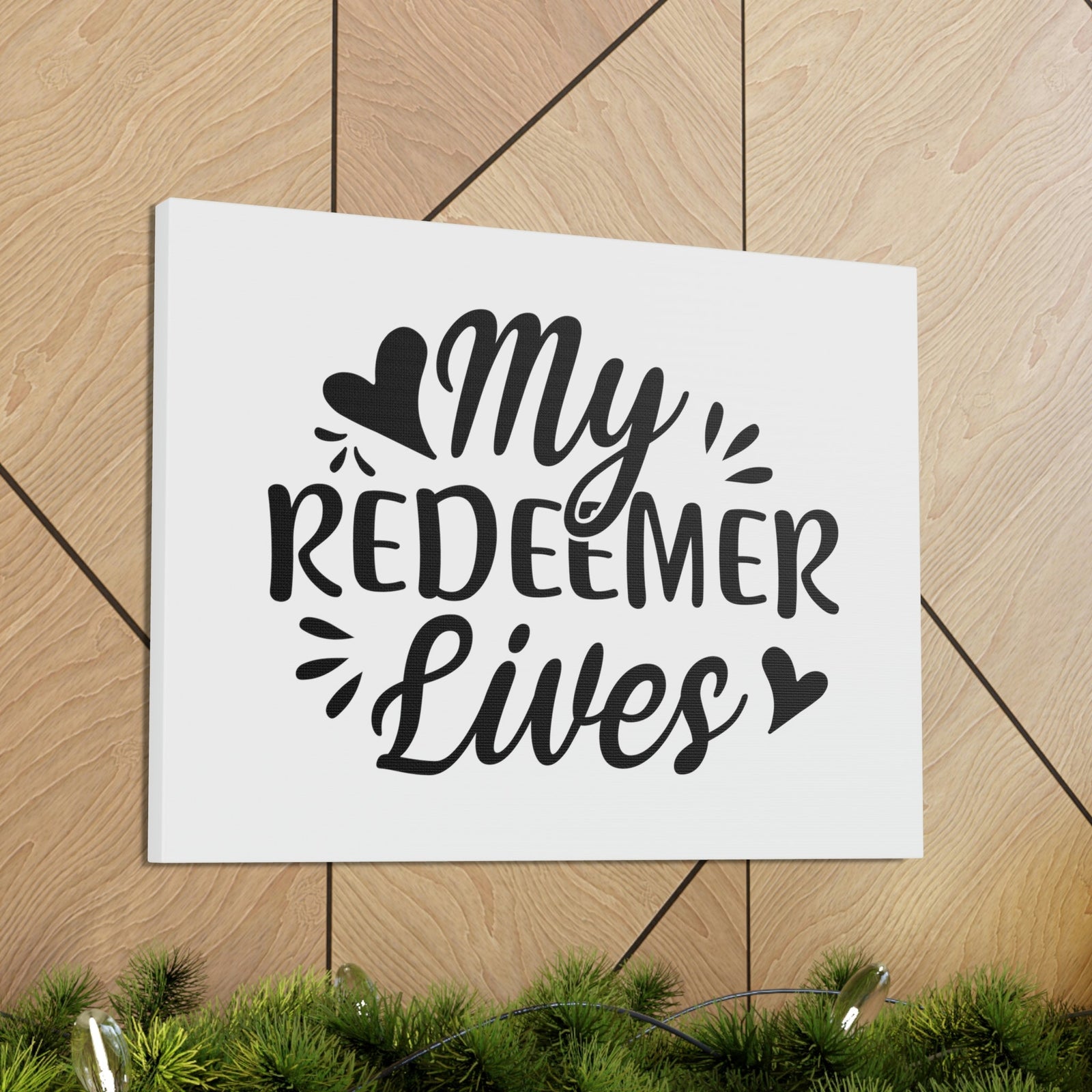 Scripture Walls My Redeemer Proverbs 19:25 Heart Christian Wall Art Print Ready to Hang Unframed-Express Your Love Gifts