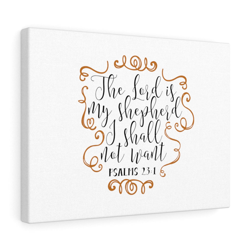 Scripture Walls My Shepherd Psalms 23:1 Bible Verse Canvas Christian Wall Art Ready to Hang Unframed-Express Your Love Gifts