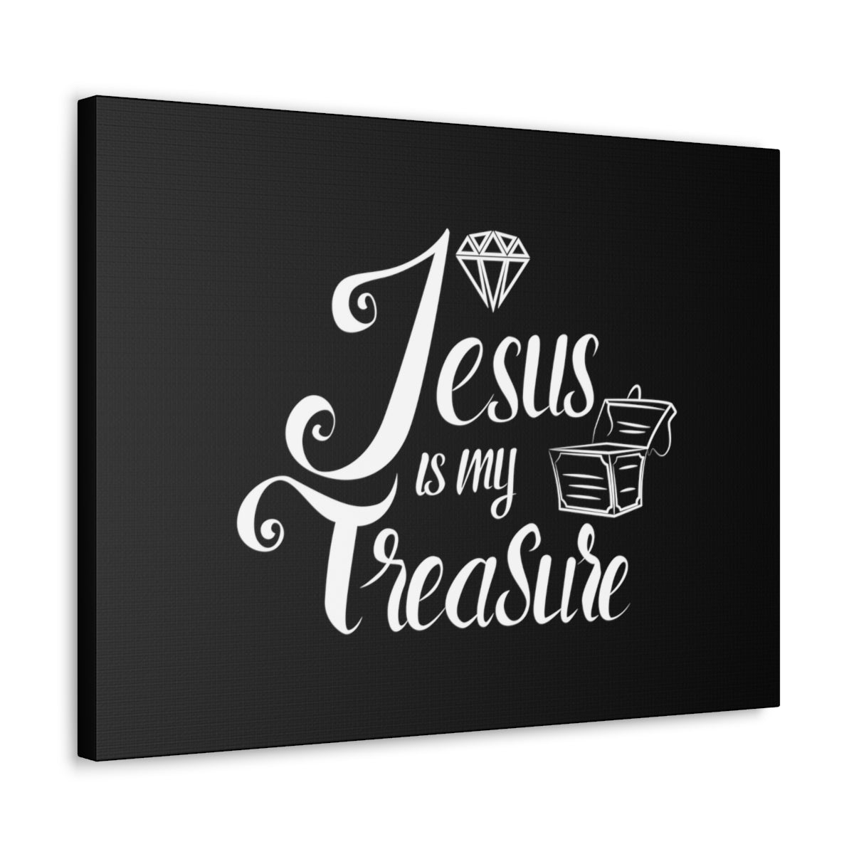 Scripture Walls My Treasure Black Philippians 4:19 Christian Wall Art Bible Verse Print Ready to Hang Unframed-Express Your Love Gifts