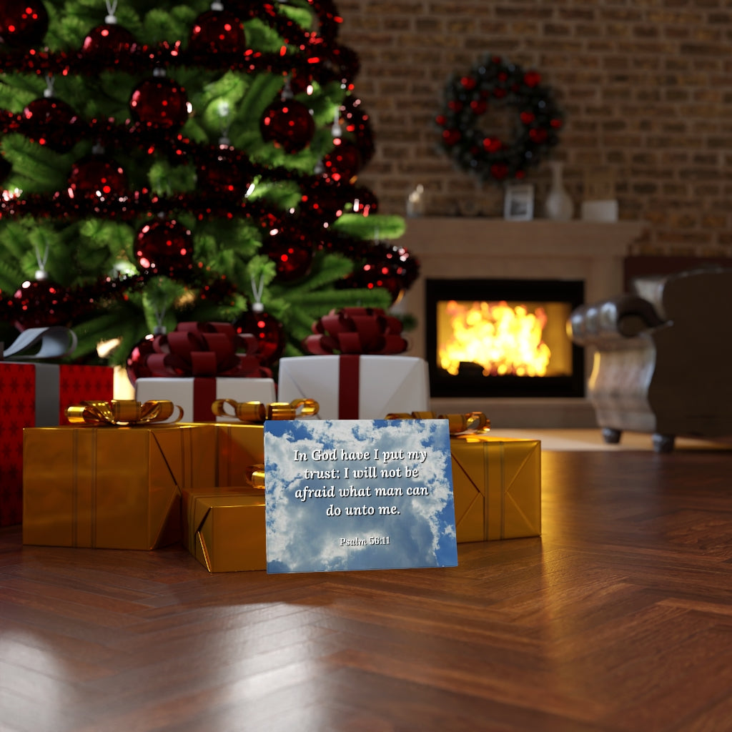 Scripture Walls My Trust Psalm 56:11 Bible Verse Canvas Christian Wall Art Ready to Hang Unframed-Express Your Love Gifts