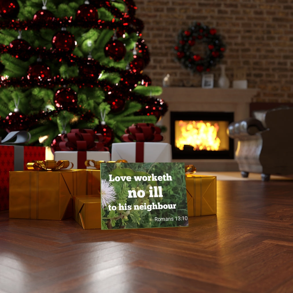 Scripture Walls Neighbor Romans 13:10 Bible Verse Canvas Christian Wall Art Ready to Hang Unframed-Express Your Love Gifts