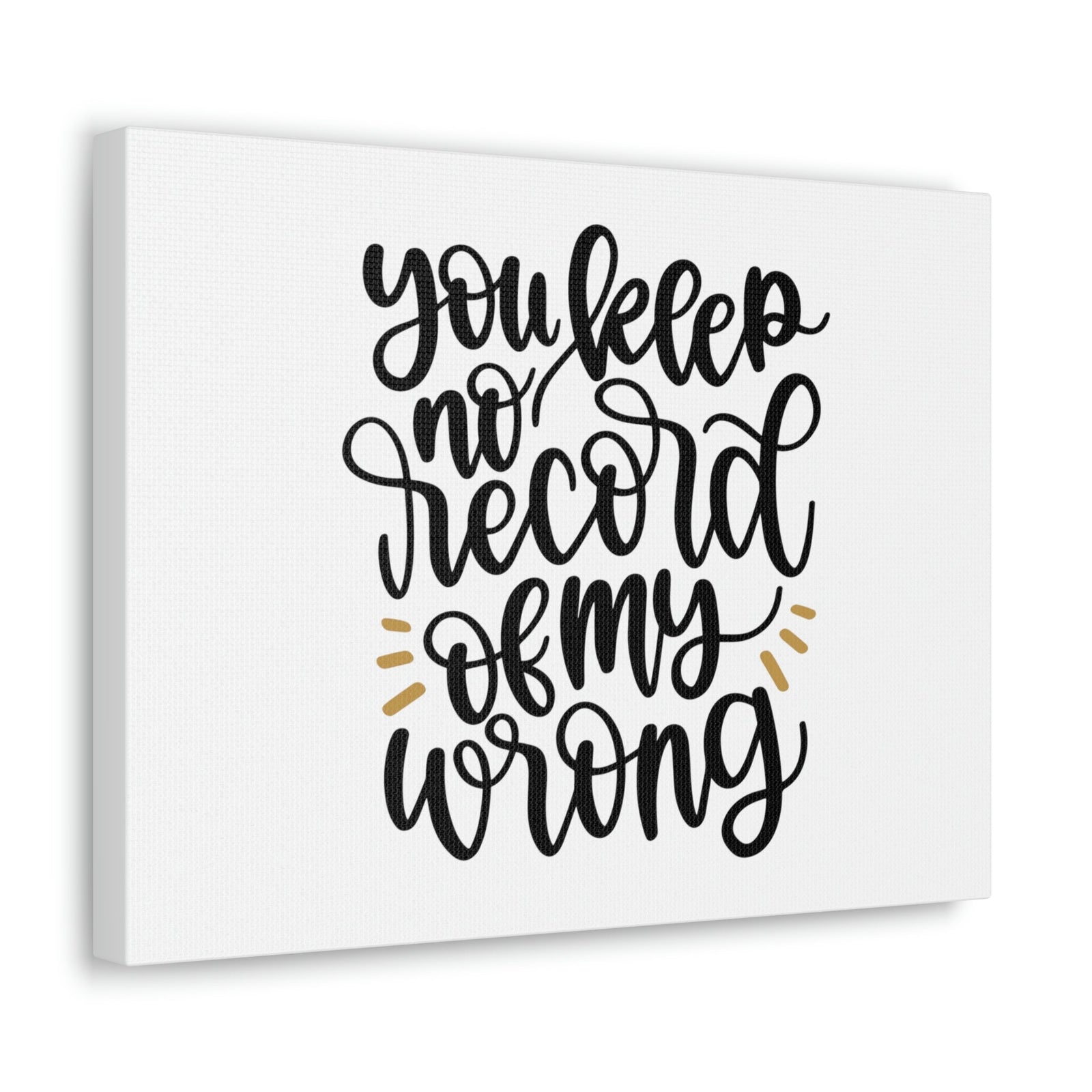 Scripture Walls No Record Of My Wrong 1 Corinthians 13:1 Christian Wall Art Bible Verse Print Ready to Hang Unframed-Express Your Love Gifts