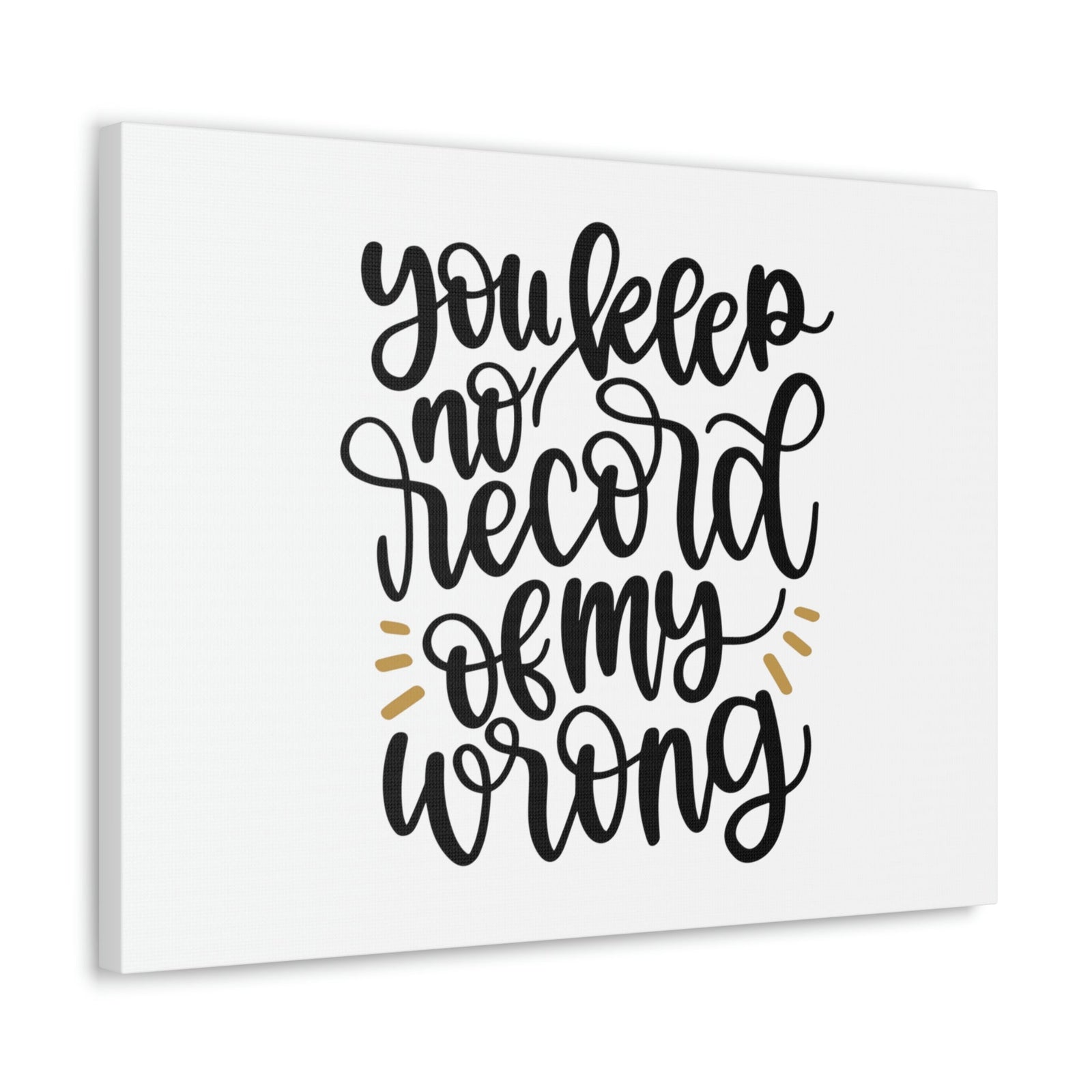 Scripture Walls No Record Of My Wrong 1 Corinthians 13:1 Christian Wall Art Bible Verse Print Ready to Hang Unframed-Express Your Love Gifts