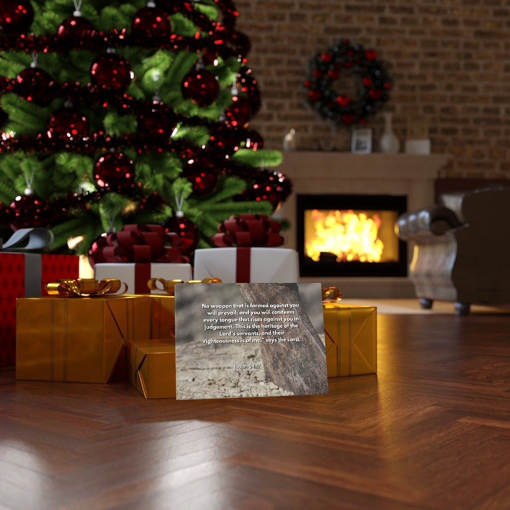 Scripture Walls No Weapon Formed Isaiah 54:17 Bible Verse Canvas Christian Wall Art Ready to Hang Unframed-Express Your Love Gifts