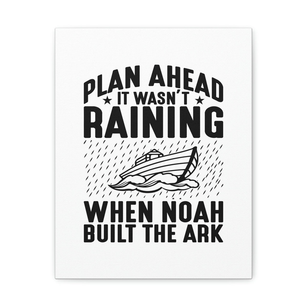 Scripture Walls Noah Built The Ark Hebrews 11:7 Christian Wall Art Bible Verse Print Ready to Hang Unframed-Express Your Love Gifts