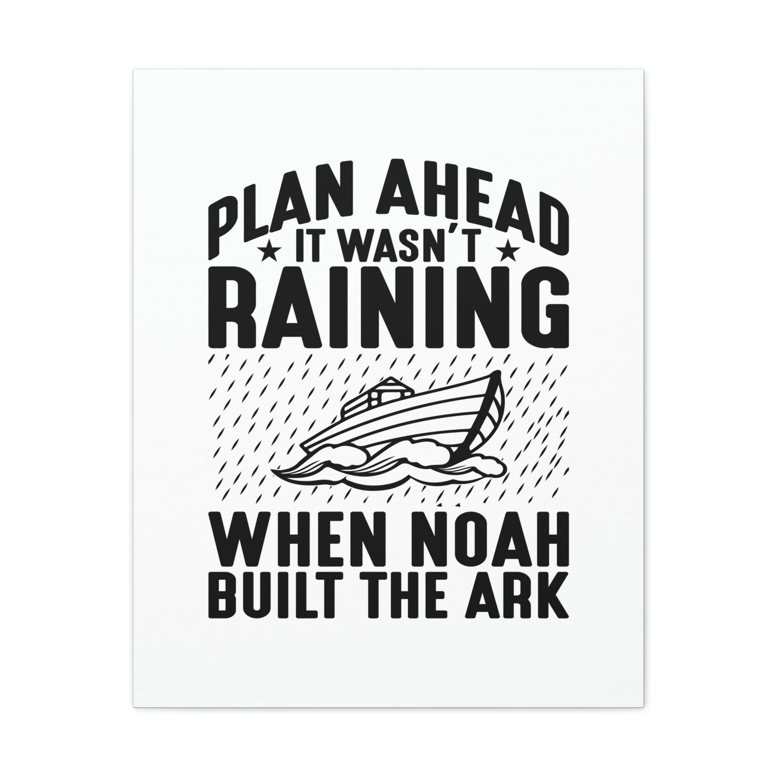 Scripture Walls Noah Built The Ark Hebrews 11:7 Christian Wall Art Bible Verse Print Ready to Hang Unframed-Express Your Love Gifts