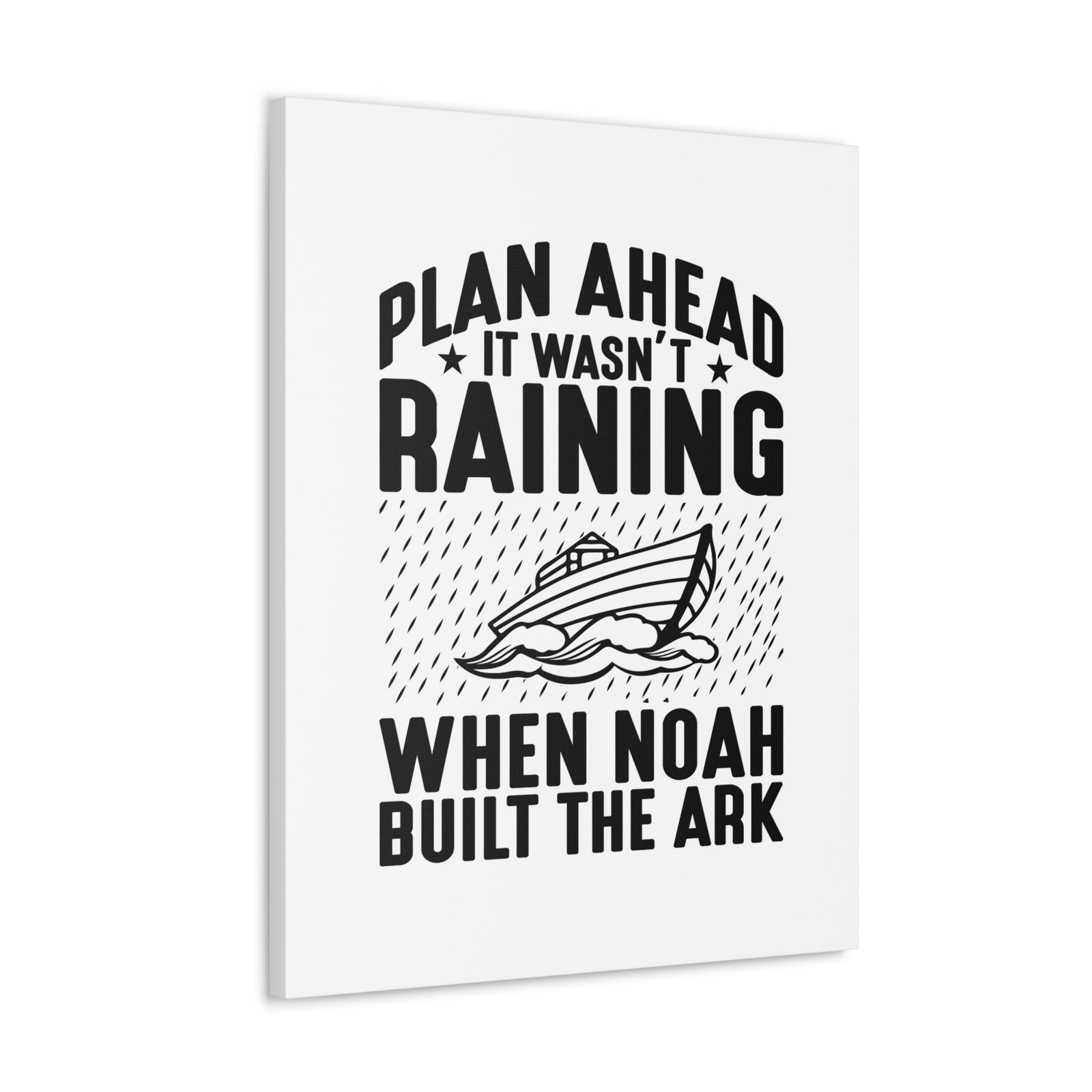 Scripture Walls Noah Built The Ark Hebrews 11:7 Christian Wall Art Bible Verse Print Ready to Hang Unframed-Express Your Love Gifts