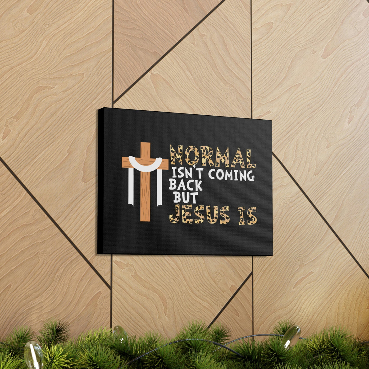 Scripture Walls Normal Isn't Coming Back Matthew 24:44 Christian Wall Art Bible Verse Print Ready to Hang Unframed-Express Your Love Gifts