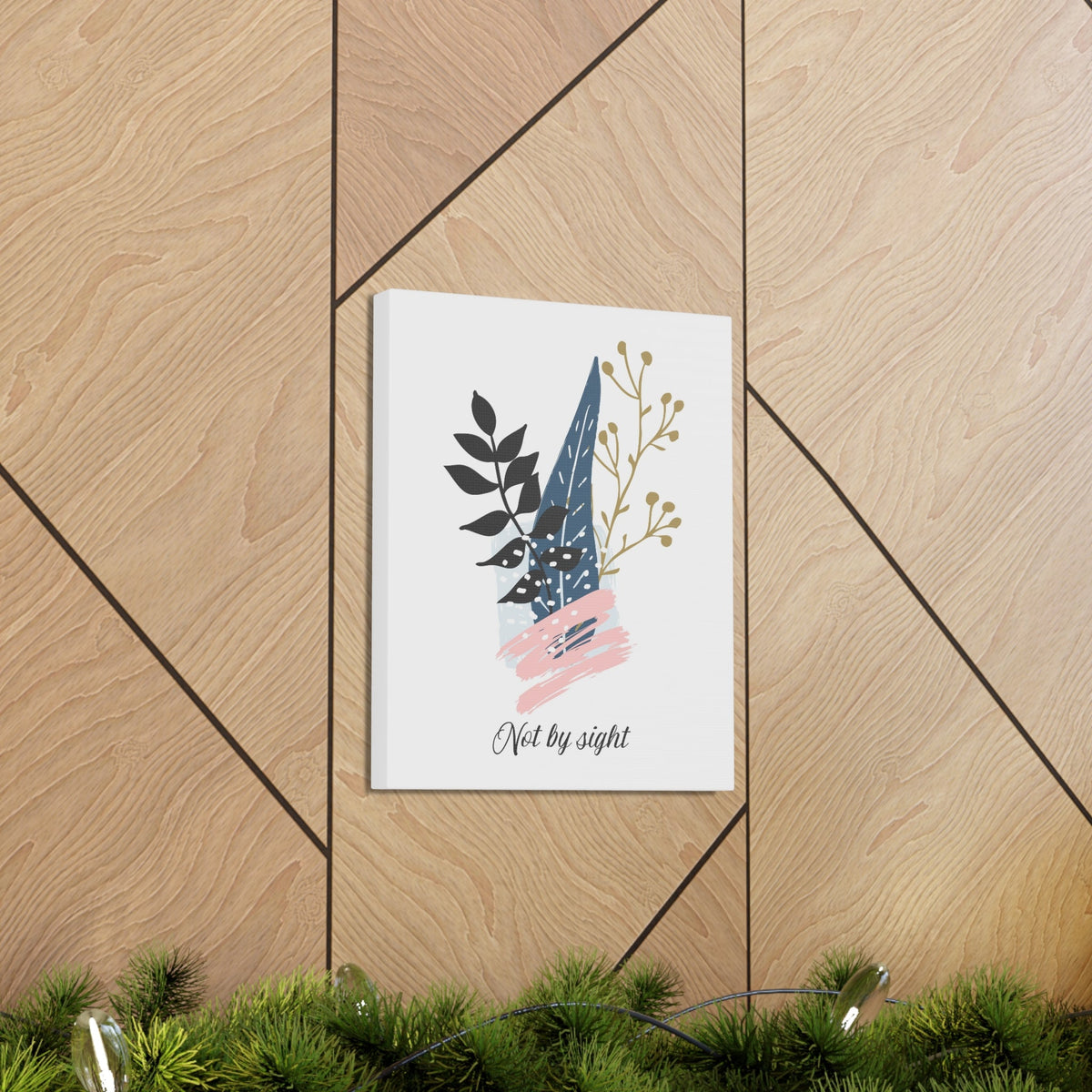 Scripture Walls Not By Sight 2 Corinthians 5:7 Christian Wall Art Bible Verse Print Ready to Hang Unframed-Express Your Love Gifts