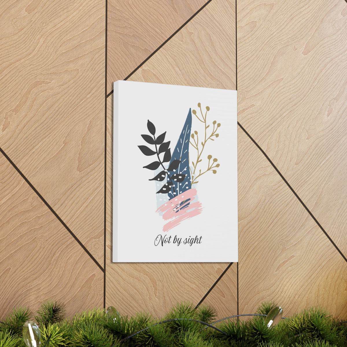 Scripture Walls Not By Sight 2 Corinthians 5:7 Christian Wall Art Bible Verse Print Ready to Hang Unframed-Express Your Love Gifts