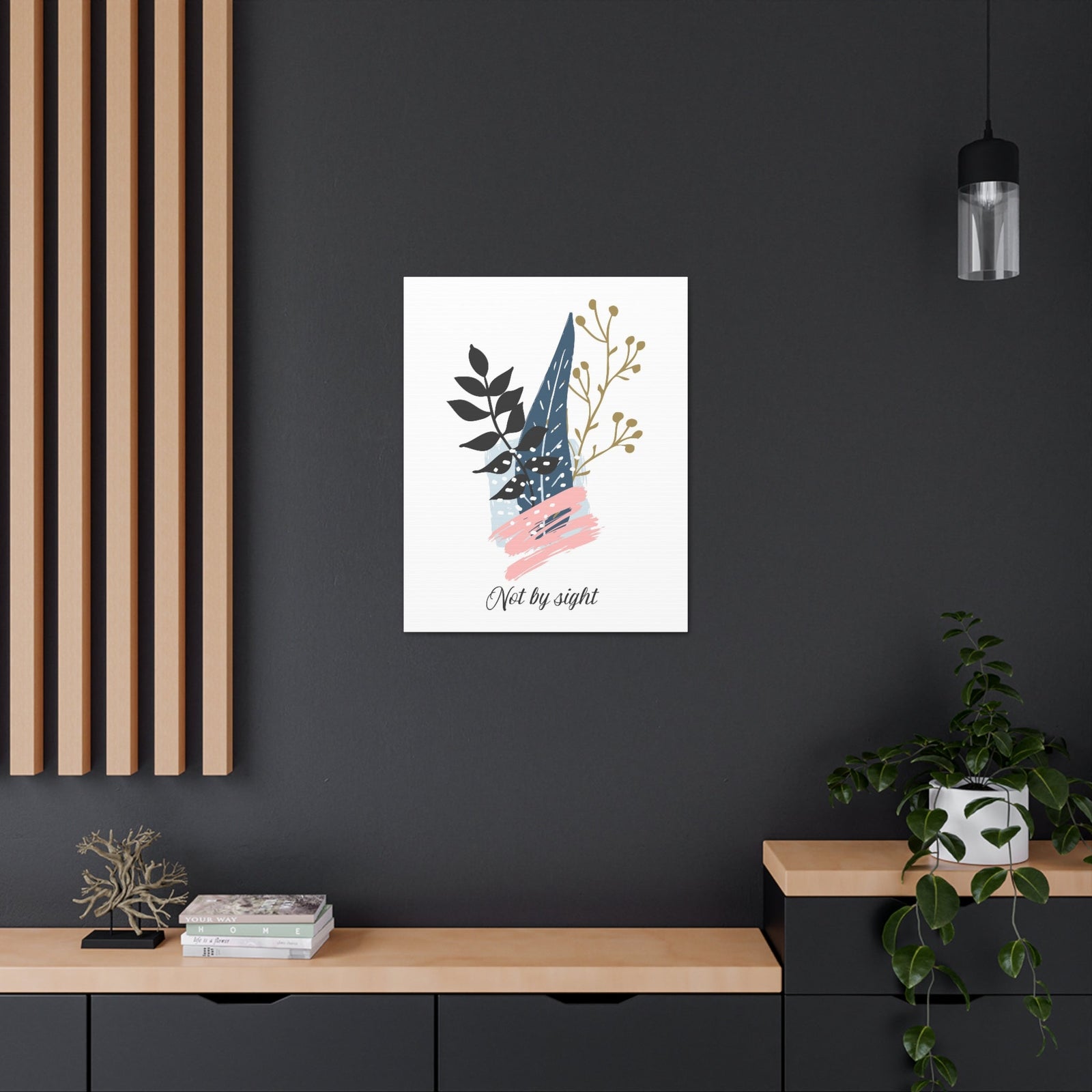 Scripture Walls Not By Sight 2 Corinthians 5:7 Christian Wall Art Bible Verse Print Ready to Hang Unframed-Express Your Love Gifts
