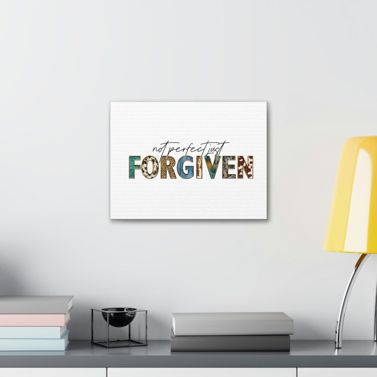 Scripture Walls Not Perfect Christian Wall Art Bible Verse Print Ready to Hang Unframed-Express Your Love Gifts