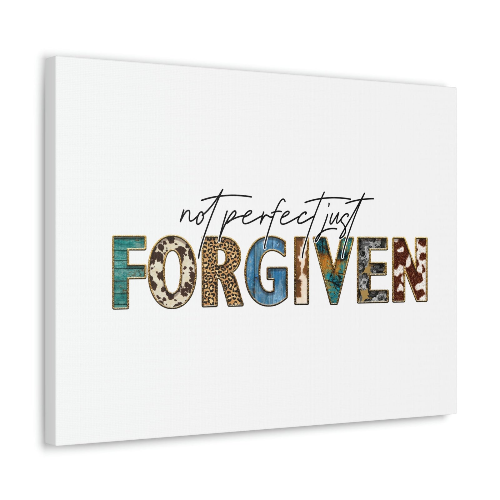 Scripture Walls Not Perfect Christian Wall Art Bible Verse Print Ready to Hang Unframed-Express Your Love Gifts