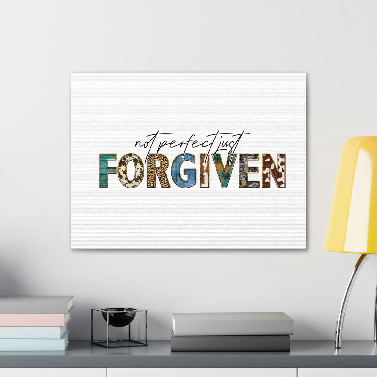 Scripture Walls Not Perfect Christian Wall Art Bible Verse Print Ready to Hang Unframed-Express Your Love Gifts
