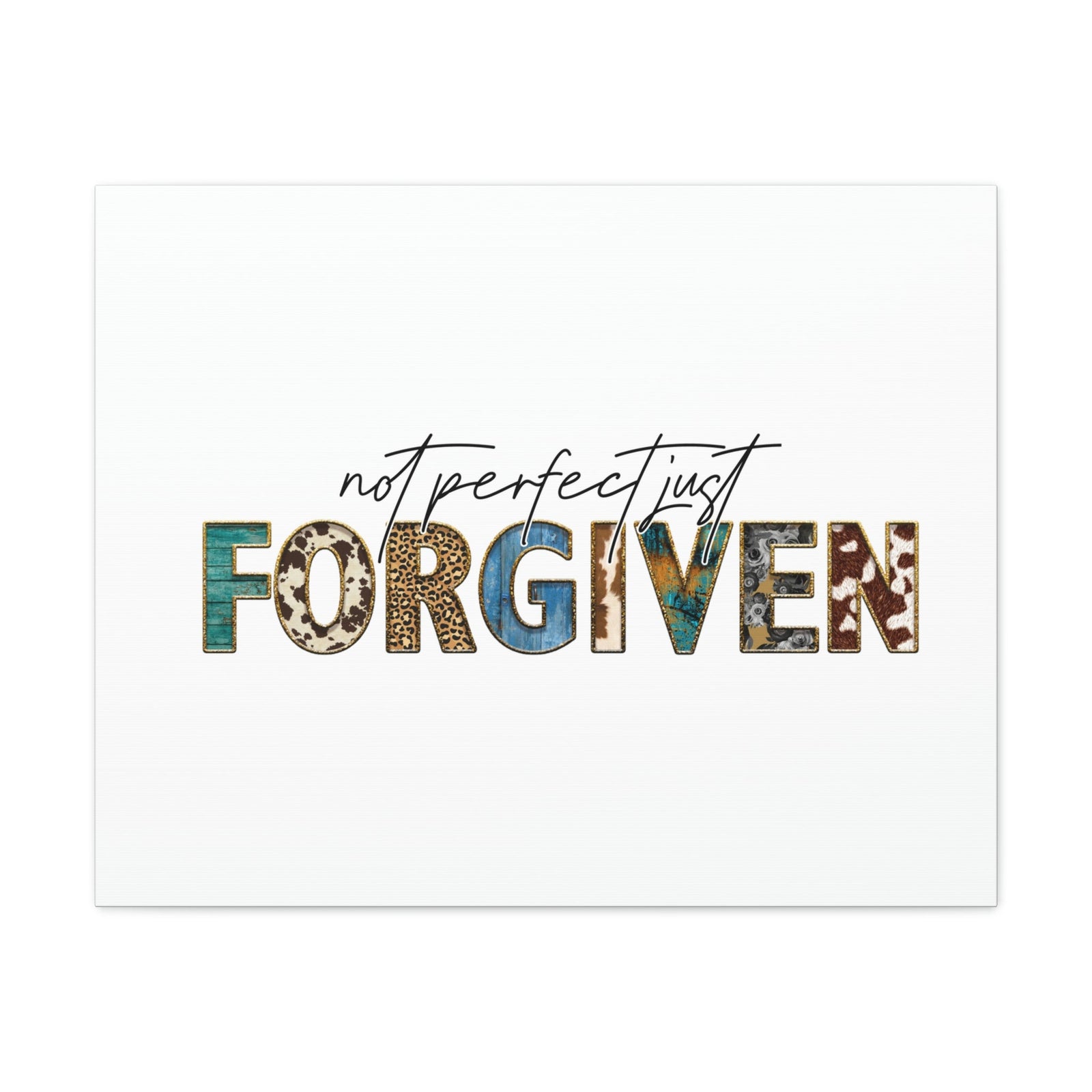 Scripture Walls Not Perfect Christian Wall Art Bible Verse Print Ready to Hang Unframed-Express Your Love Gifts